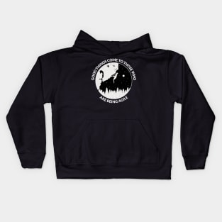 Good things come to those who are being agile Kids Hoodie